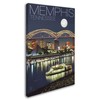 Trademark Fine Art Lantern Press 'Memphis' Canvas Art, 16x24 ALI9293-C1624GG